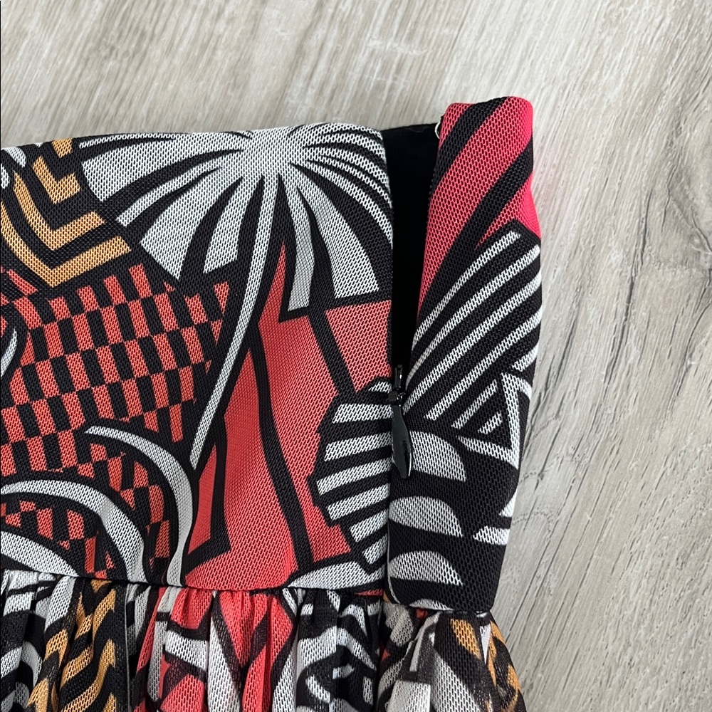 FARM Rio x Anthropologie Tropical Abstract Maxi Skirt Beach Vacation Womens Med - Picture 10 of 13
